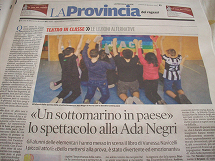  Spettacolo teatrale della Scuola primaria “Ada Negri” (Pavia) 